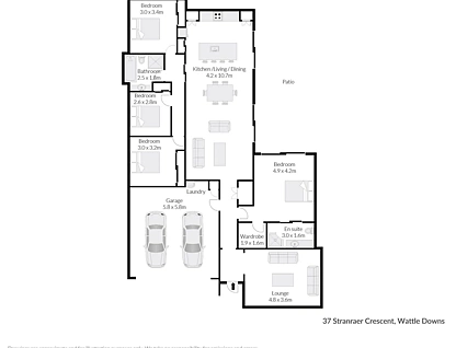37 Stranraer Crescent, Wattle Downs, Manukau City, 4 Bedrooms, 2 Bathrooms, House