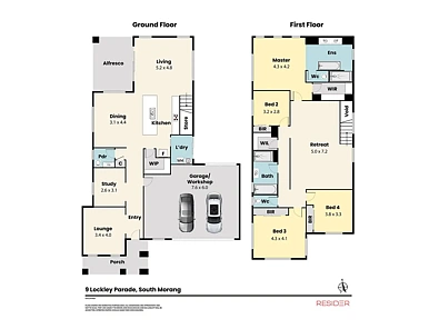 9 Lockley Parade, South Morang, VIC 3752, 4房, 2浴, House