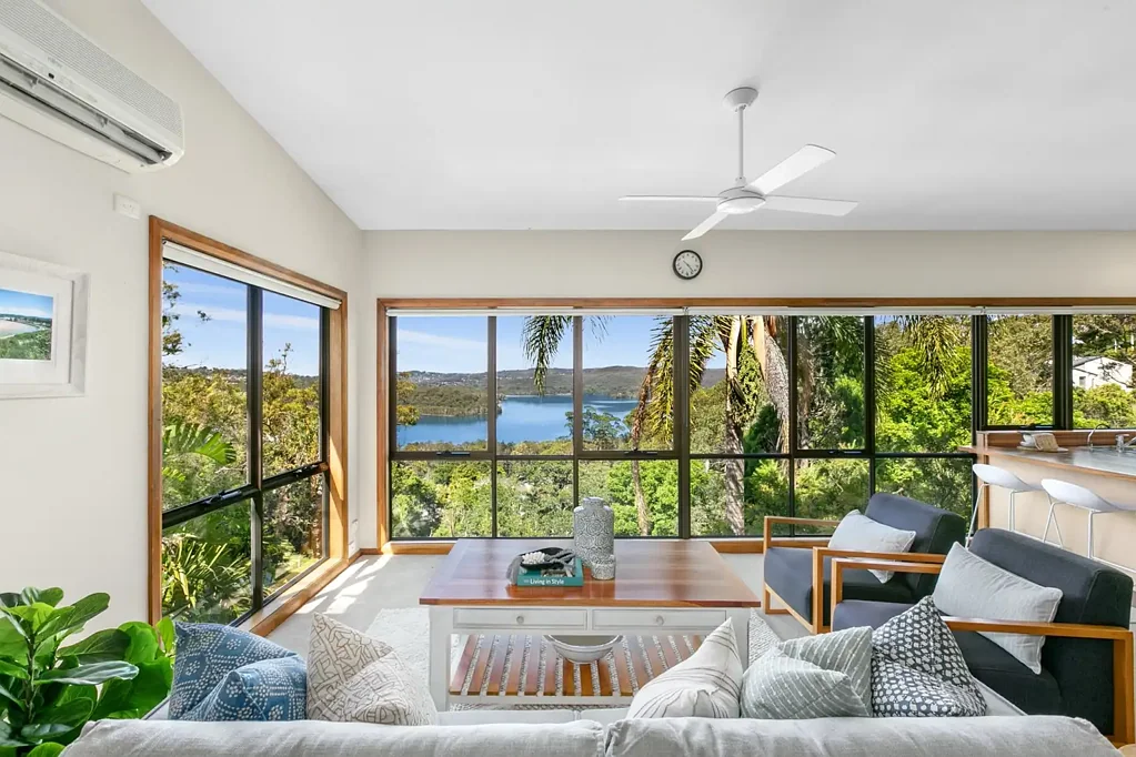Treetop paradise basks in lagoon views – 4 Month Lease Available