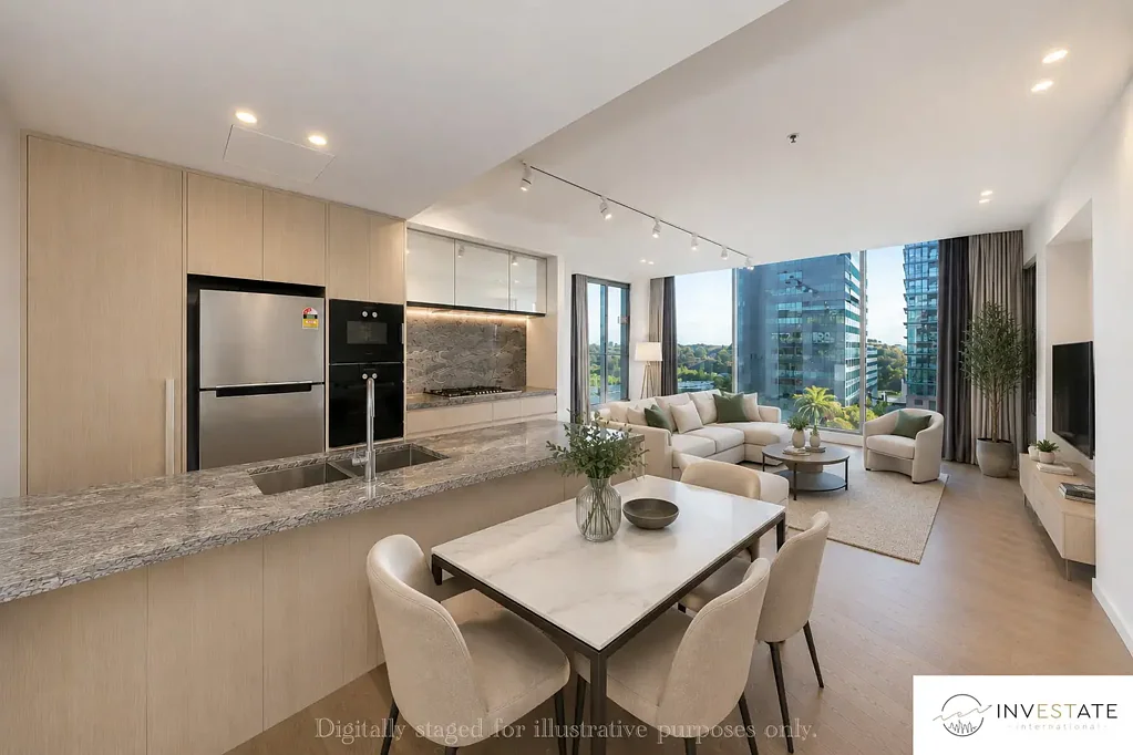 Melbourne 3chambre The Fawkner Residences – Prestige Living with Direct Lift Entry