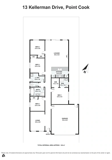 Plano ng Bahay - 13 Kellerman Drive, Point Cook, VIC 3030