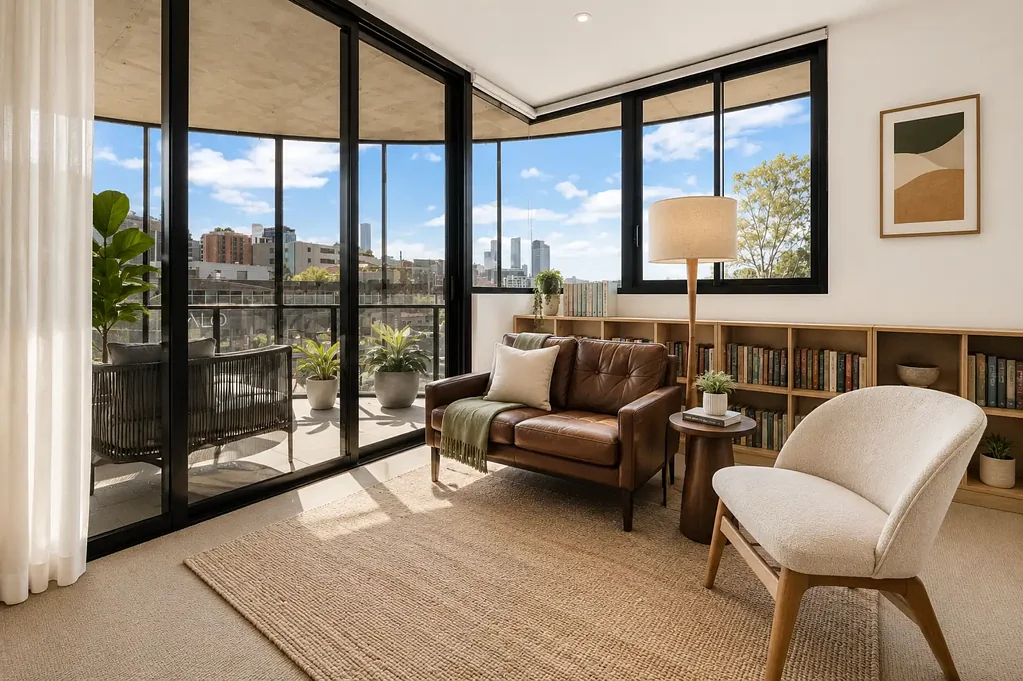 West End 2कमरा Spacious Two Bedroom Apartment in the Iconic Glass Factory