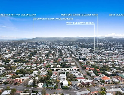 55 Hampstead Road, Highgate Hill, Brisbane - Inner City Region, 6房, 5浴, House