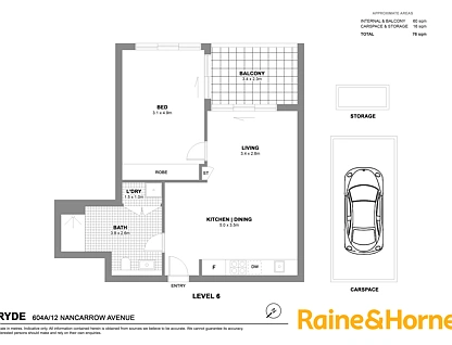 604A/12 Nancarrow Avenue, Ryde, Upper North Shore, 1部屋, 1バスルーム, Apartment