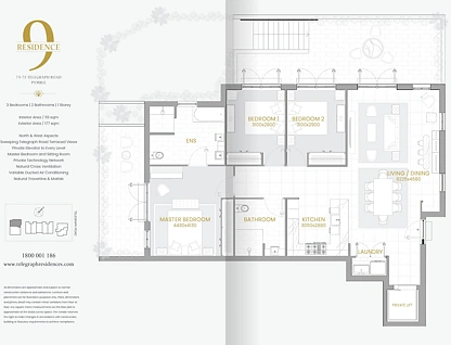9/73-75 Telegraph Road, Pymble, Upper North Shore, 3 Bedrooms, 2 Bathrooms, Apartment