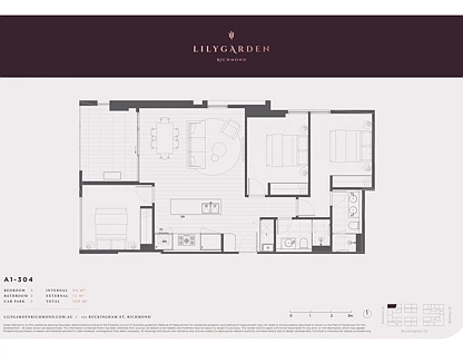 304/49 Davison Street, Richmond, Inner East Melbourne, 3 chambres, 2 salles de bain, Apartment