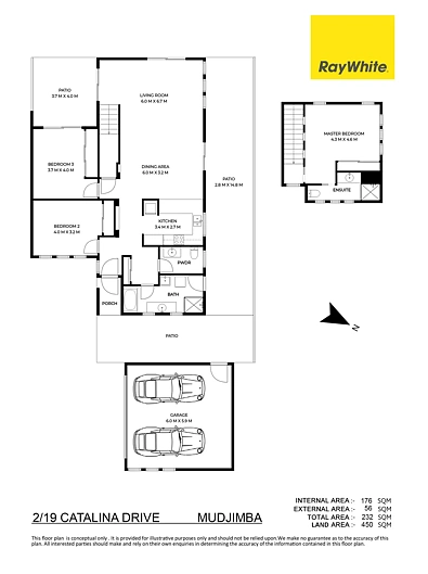 2/19 Catalina Drive, Mudjimba, QLD 4564, 3 slaapkamers, 2 badkamers, Townhouse