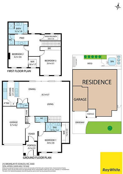 212 McKinlay Street, Echuca, VIC 3564, 3 slaapkamers, 2 badkamers, Townhouse