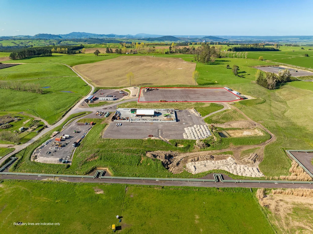 Taupo Large industrial metalled yard