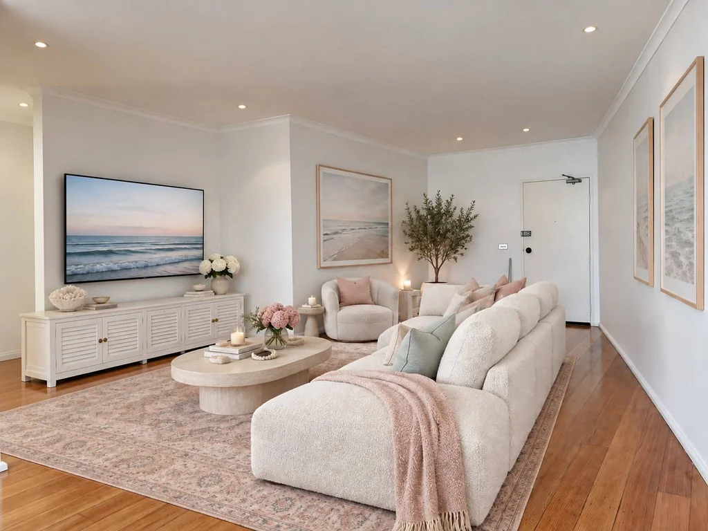 Coastal living, ocean front location, new carpet in bedrooms, new polished floors, new appliances, new blinds, LOCK UP GARAGE, Loads of private off st