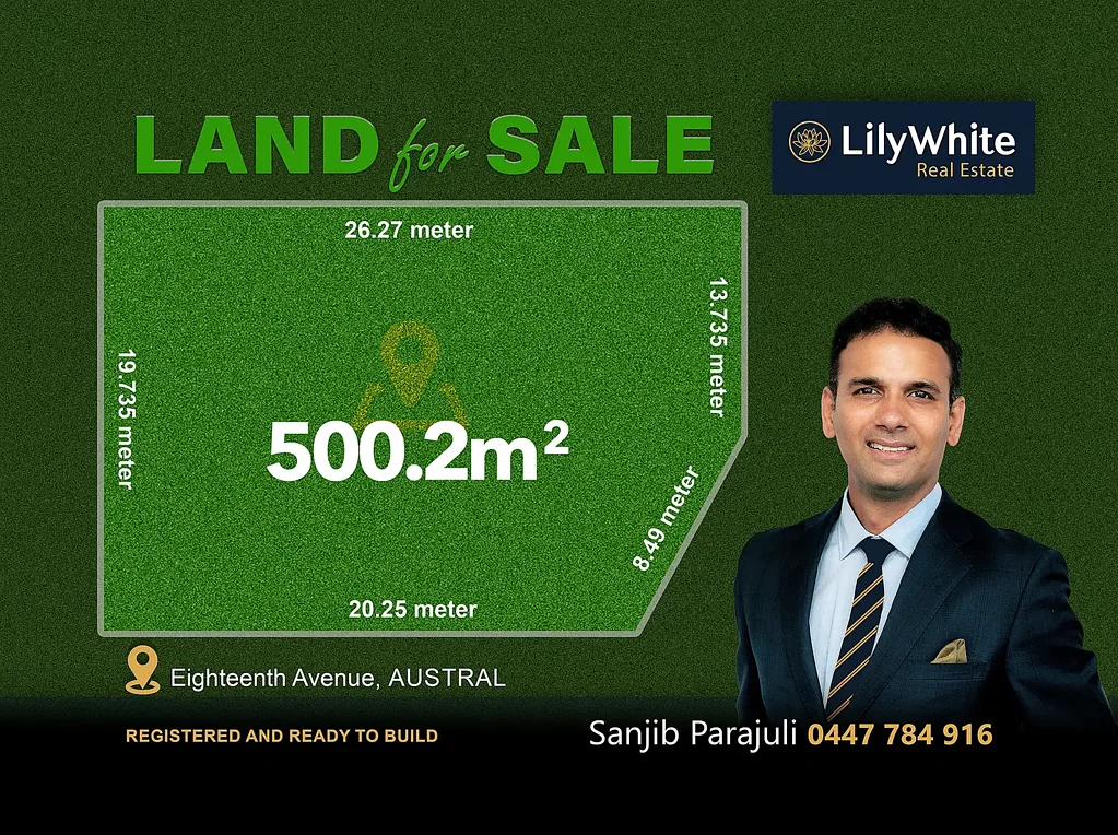 Austral Registered  and Potential for duplex | Ready to build