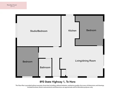 893 Old State Highway 1, Te Horo, Kapiti Coast, 3部屋, 1バスルーム, House
