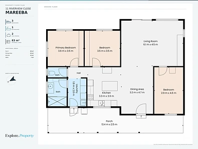 Plano ng Bahay - 11 Riverview Close, Mareeba, QLD 4880