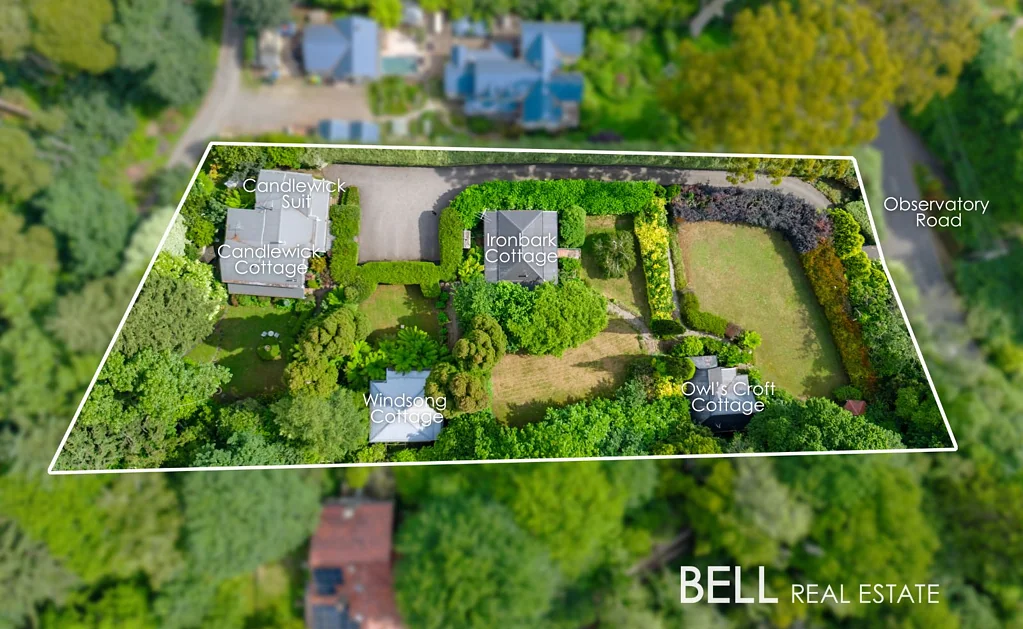 Mount Dandenong 8Moenga 'Observatory Cottages' - Family Residence and Established B&B Business Opportunity.