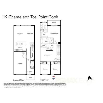 19 Chameleon  Terrace, Point Cook, VIC 3030, 3房, 2浴, House