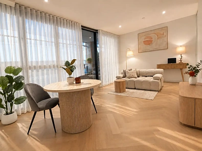 Melbourne 1Habitaciones Contemporary CBD Living with a Rare Expansive Balcony