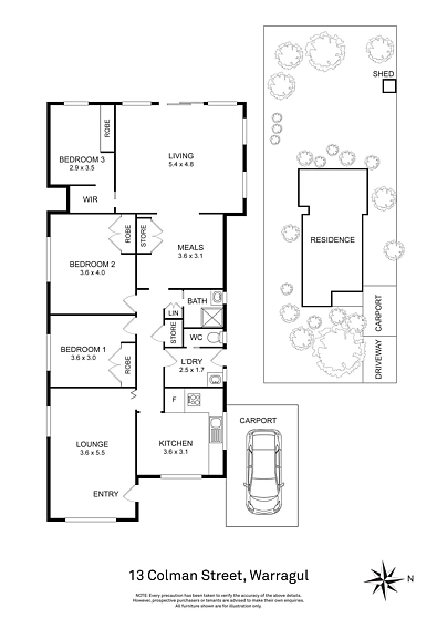 13 Colman Street, Warragul, VIC 3820, 4 Schlafzimmer, 1 Badezimmer, House
