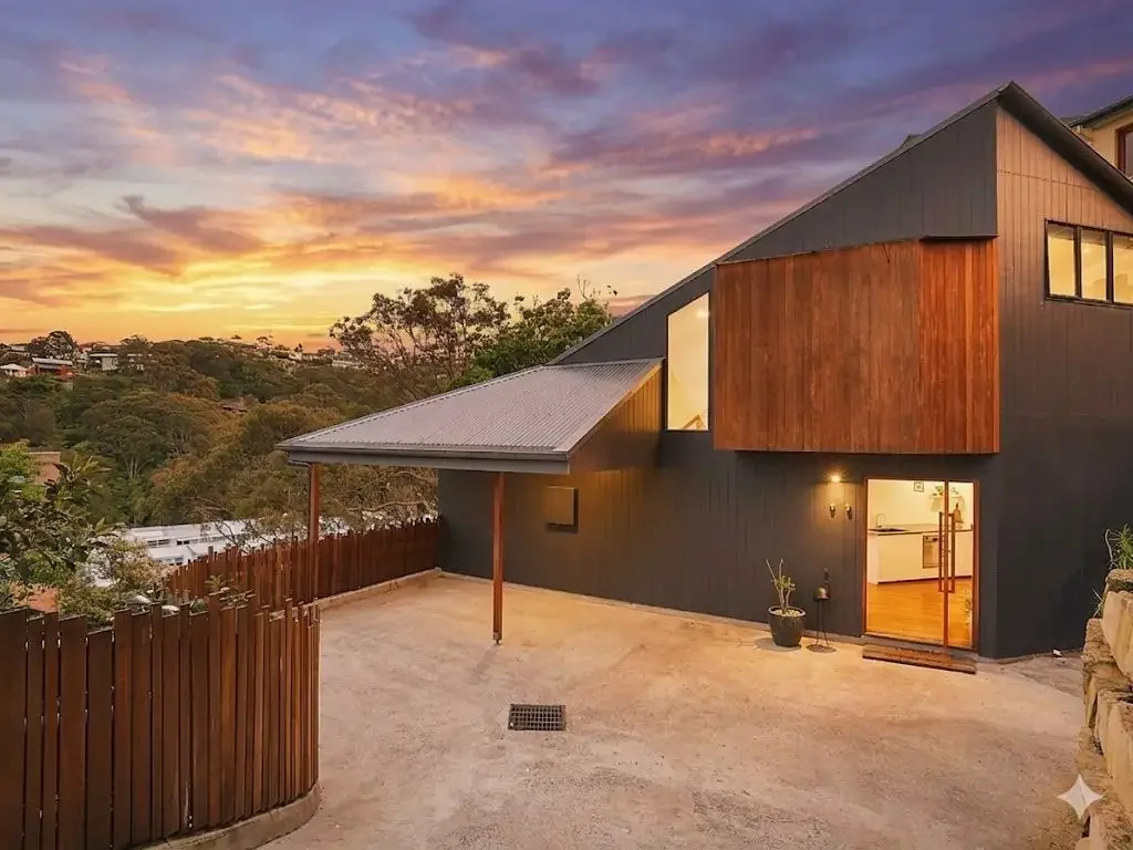 Narraweena 4침실 Architectural Serenity with Treetop Outlooks in a Peaceful Cul-de-Sac Setting