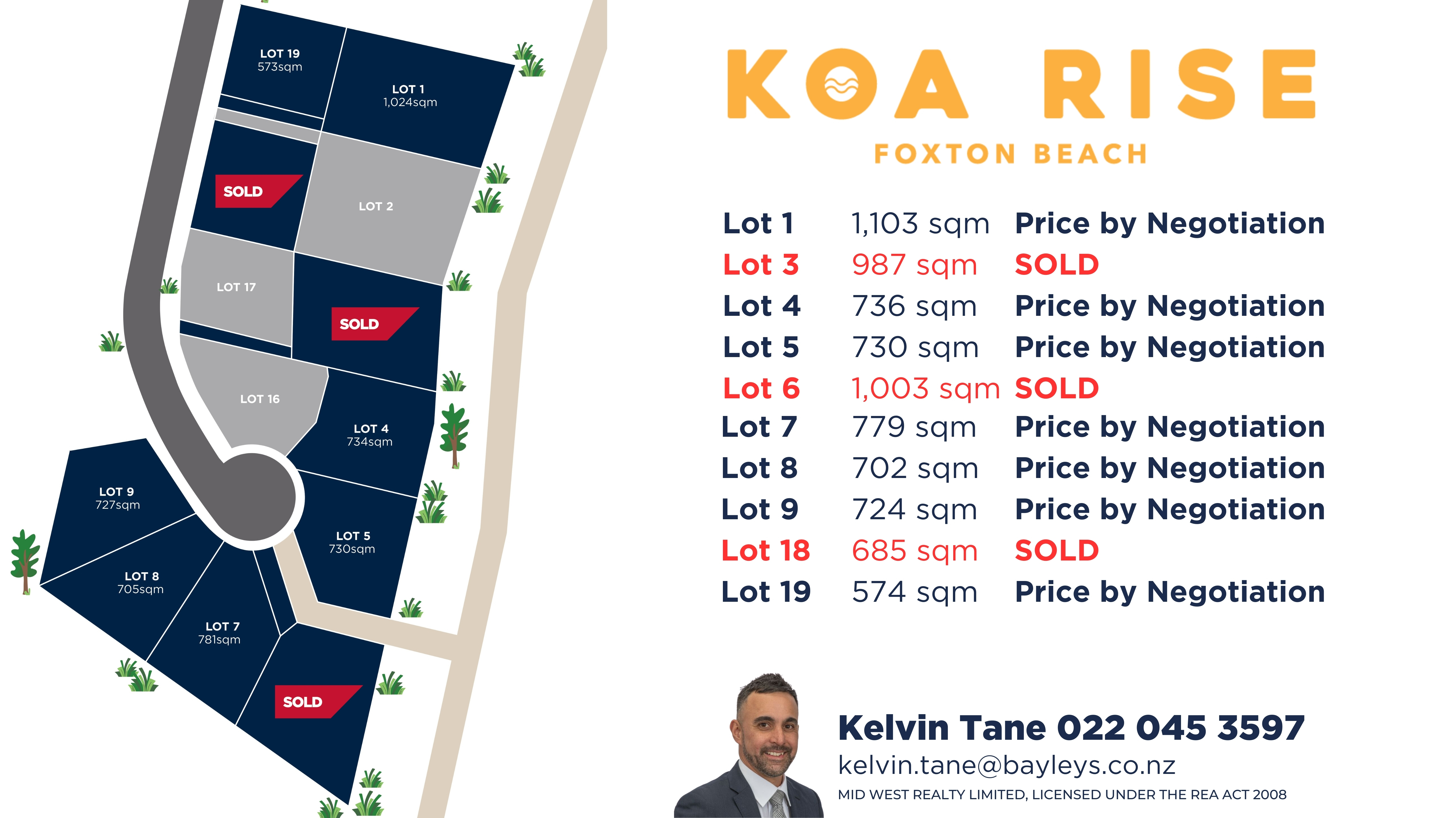 13 Koa Rise, Foxton Beach, Horowhenua, 0 phòng ngủ, 0 phòng tắm, Section