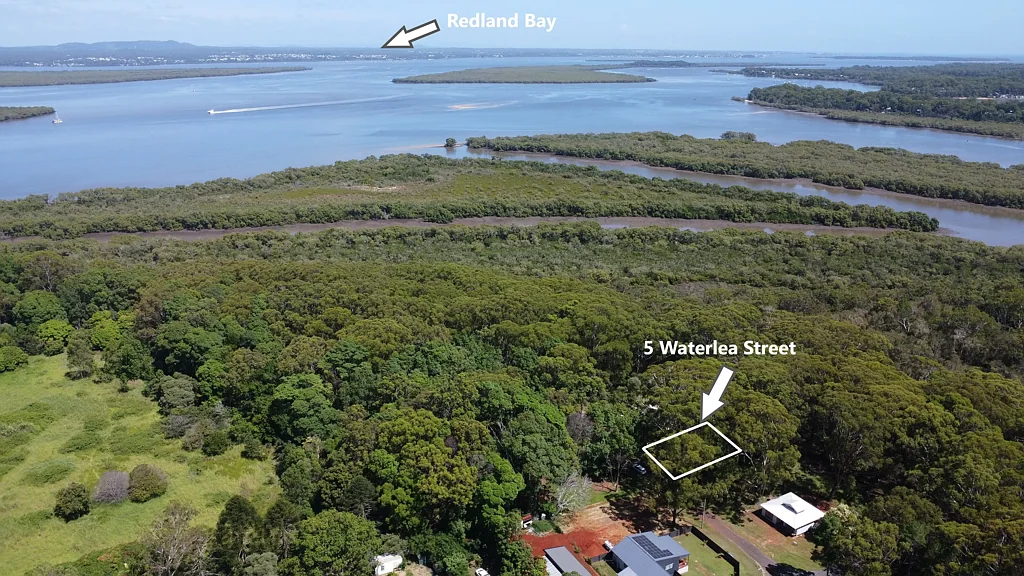 Russell Island Quiet Street in the North of the Island, Surrounded by Conservation Blocks