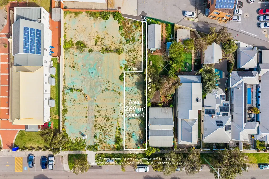 Mosman Park Green Titled Land | Front Lot | 269 sqm | Between the River and the Ocean