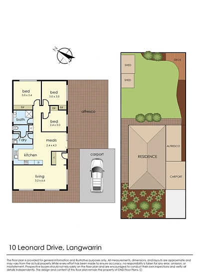 10 Leonard Drive, Langwarrin, VIC 3910, 3 રૂમ, 1 બાથરૂમ, House