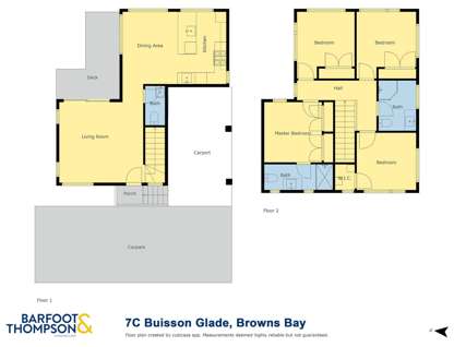 7C Buisson Glade, West Harbour, Waitakere City, Auckland, 4房, 2浴, 独立屋
