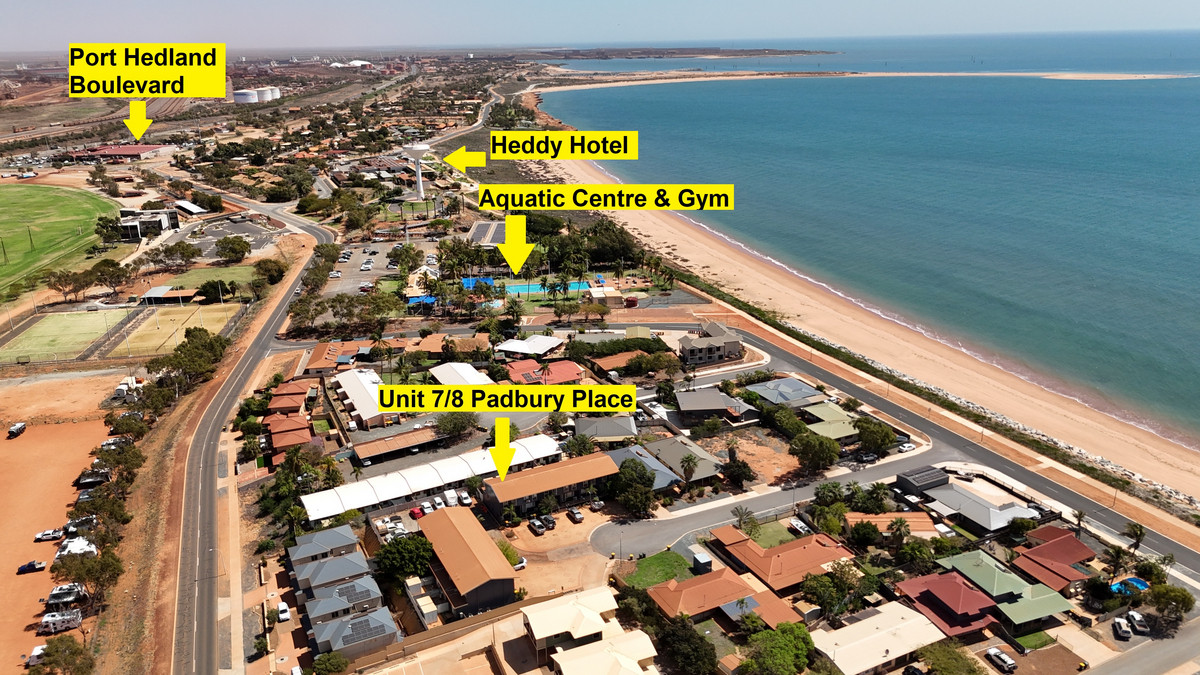 UNIT 7 8 PADBURY PL, PORT HEDLAND WA 6721, 0 침실, 0 욕실, Townhouse