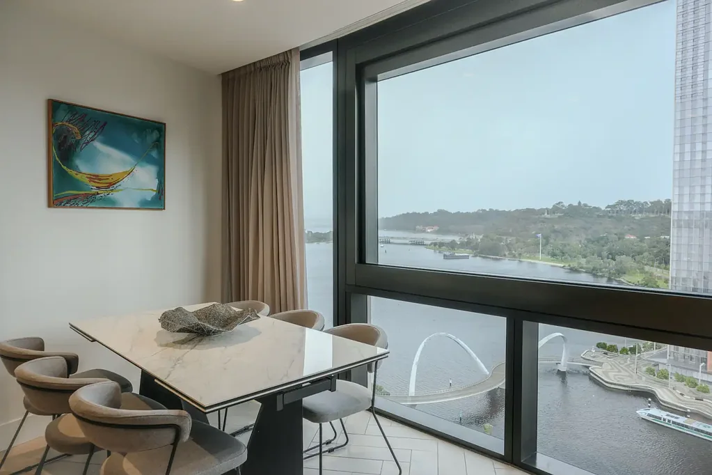 Furnished 3x3 Apartment with Iconic Elizabeth Quay Views
