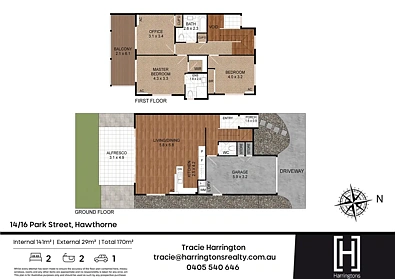 14/16 Park Street, Hawthorne, QLD 4171, 3 habitaciones, 2 baños, Townhouse