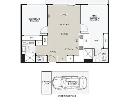 103/18 Lomandra Drive, Clayton South, VIC 3169, 2 ਕਮਰੇ, 2 ਬਾਥਰੂਮ, Apartment