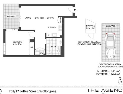 702/17 Loftus Street, Wollongong, NSW 2500, 1房, 1浴, 公寓