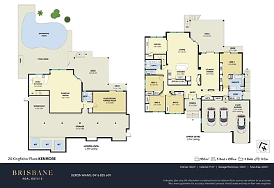 24 Kingfisher Place, Kenmore, QLD 4069, 5 slaapkamers, 3 badkamers, House