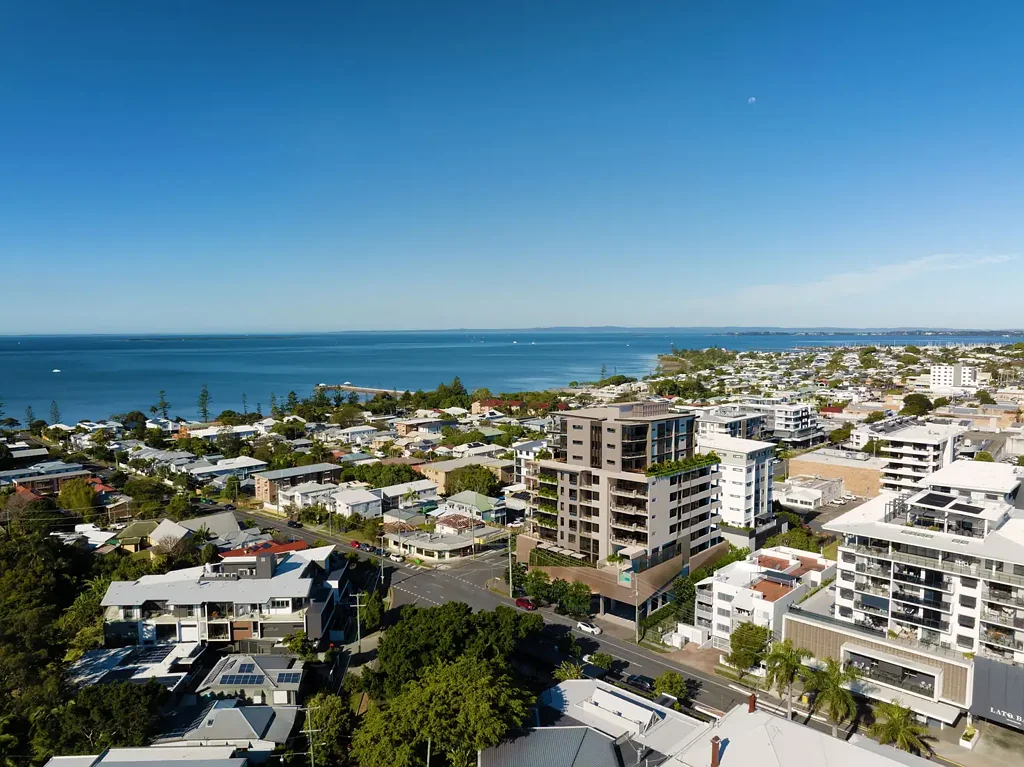 Wynnum 2房 海滨瑰宝 顶级Miele电器 宽敞阳台 壮丽景色 高端厨房 私人泳池 私密双卧 安全停车 "Panorama — THE RESIDENCES"