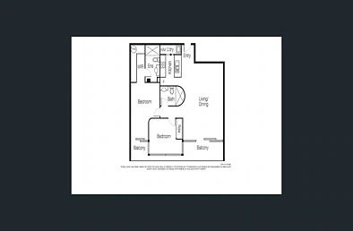 1205/118 Russell Street, Melbourne, VIC 3000, 2 slaapkamers, 2 badkamers, Apartment