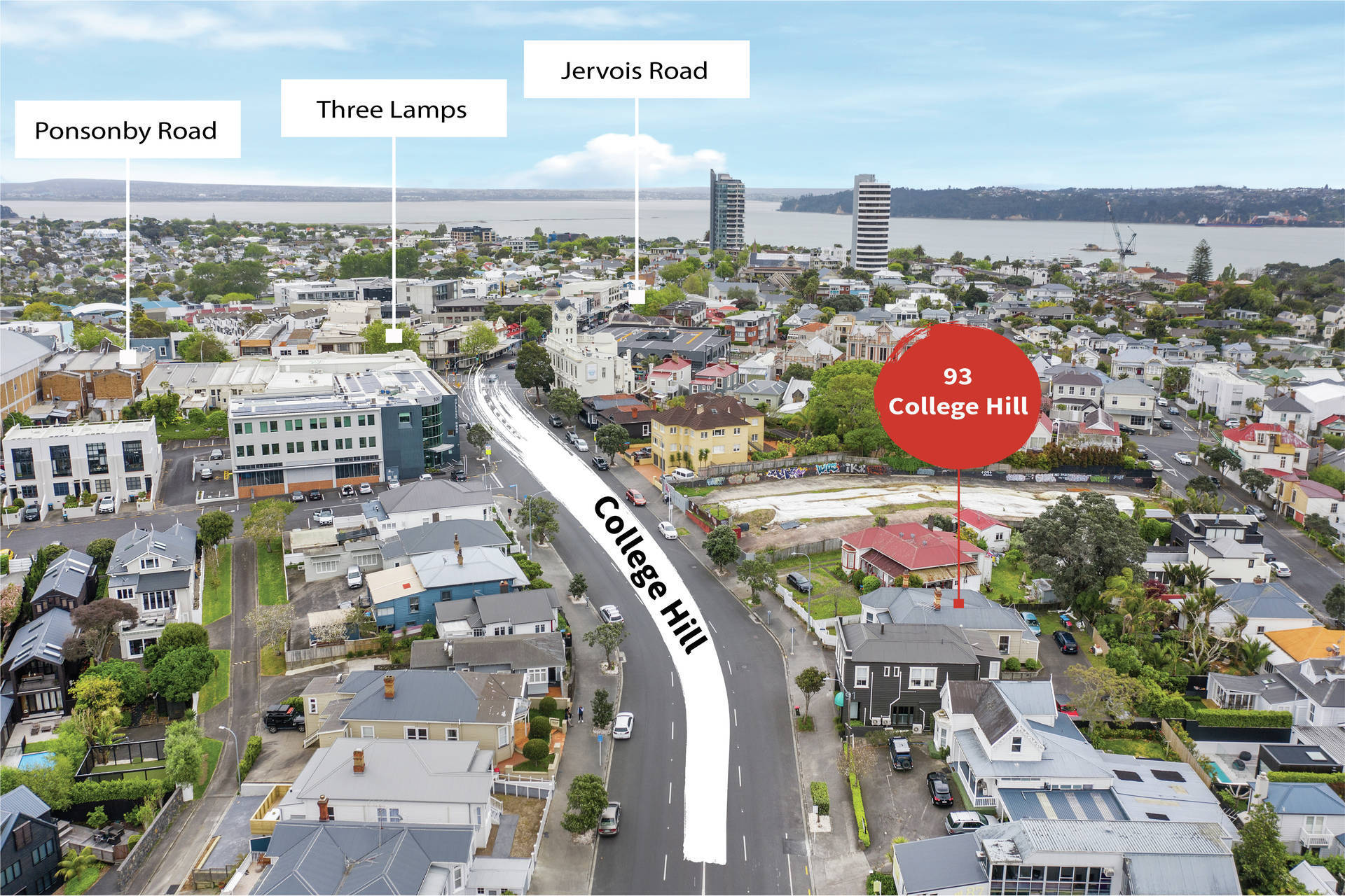 93 College Hill, Freemans Bay, Auckland, 4 कमरे, 0 बाथरूम, Retail Property