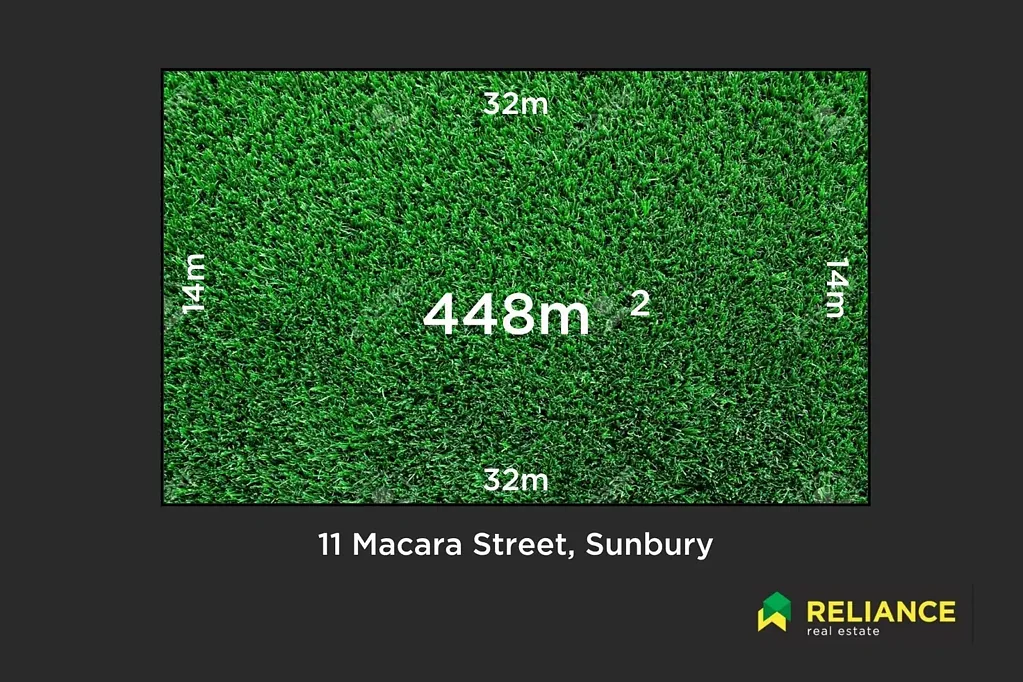 Sunbury 448m²优质地块 适合建造家庭住宅 靠近学校公园 购物设施便捷 Prime 448m² Allotment in a Growing Family-Friendly Community
