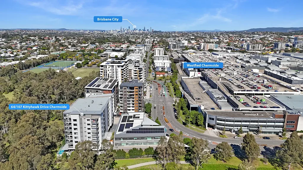 Chermside 2房 公园旁低维护 90平米两卧两卫 北东向景观 开放式起居 阳台泳池烧烤区 西菲尔德近便 SELLER FLEXIBLE WITH TERMS. IDEAL INVESTMENT.