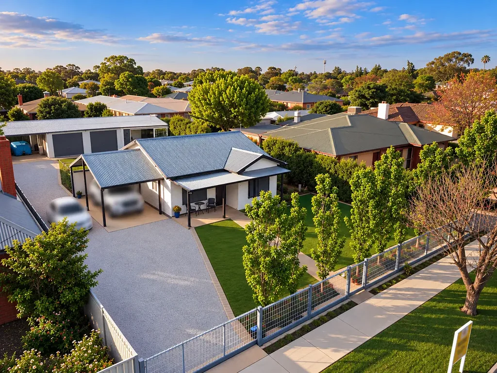 Deniliquin 2房  SUPERBLY PRESENTED PROPERTY WITH HEATED POOL & BIG SHED - MOVE STRAIGHT IN WITH NOTHING MORE TO DO BUT RELAX!