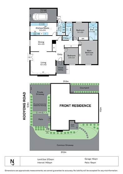1/55 Kooyong Road, Armadale, VIC 3143, 3房, 2浴, House
