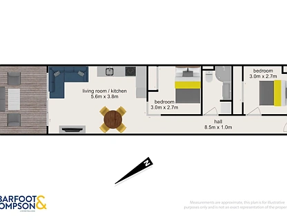 116/149 Nelson Street, Auckland Central, Auckland City, 2 Kuwarto, 1 Banyo, Apartment