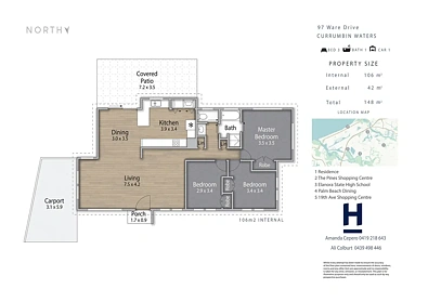Floor plan - 97 Ware Drive, Currumbin Waters, QLD 4223