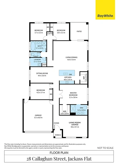 28 Callaghan Street, Jackass Flat, VIC 3556, 4 chambres, 2 salles de bain, House
