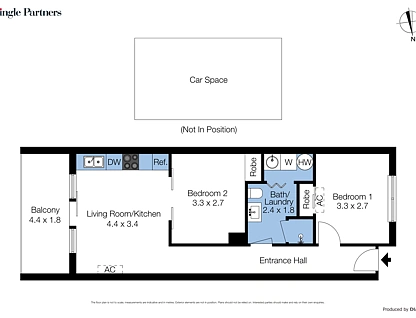 89/115 Neerim Road, Glen Huntly, Bayside, 2 habitaciones, 1 baños, Apartment