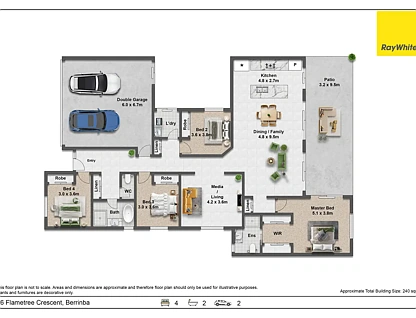26 Flametree Crescent, Berrinba, QLD 4117, 4房, 2浴, 独立屋