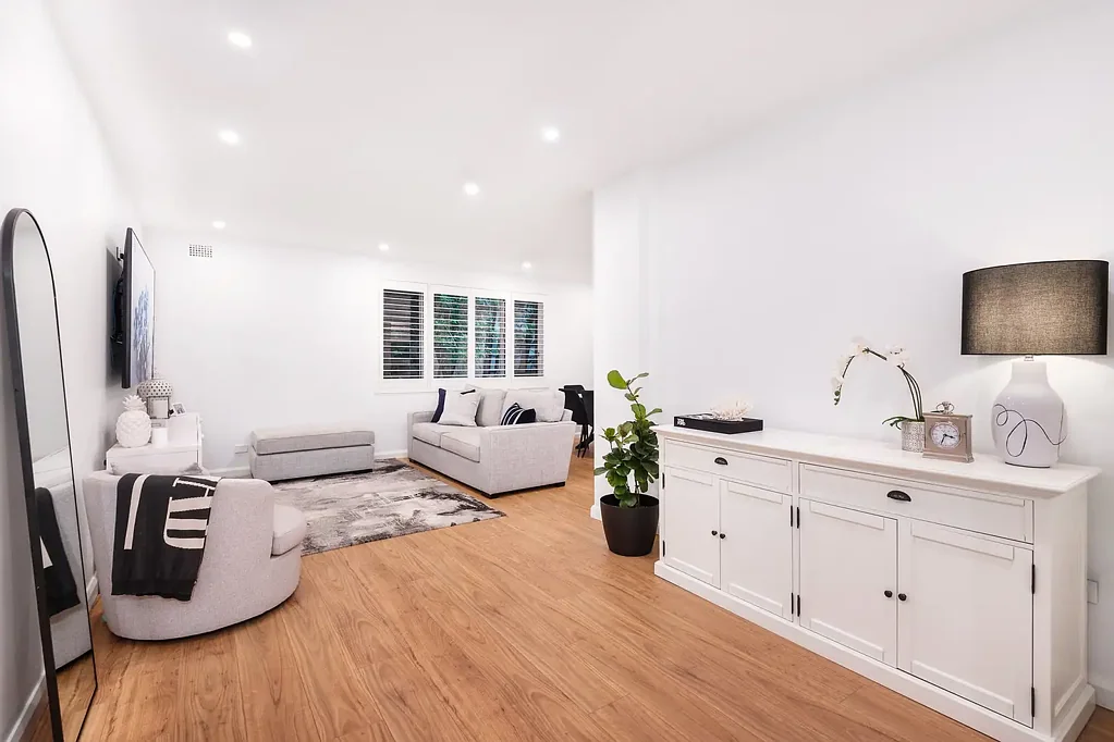 Drummoyne 3 Bedroom Sophisticated Ground Floor Haven in Premier Harbourside location