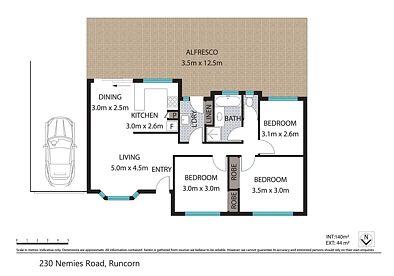 Plano ng Bahay - 230 Nemies Road, Runcorn, QLD 4113