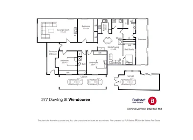 227 Dowling Street, Wendouree, VIC 3355, 3房, 2浴, House
