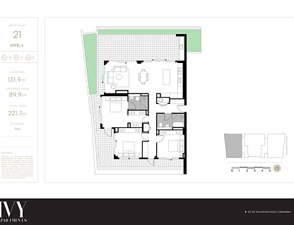 21/93 Willarong Road, Caringbah, Sutherland Shire, 3部屋, 2バスルーム, Apartment