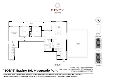 1306/161 Epping Road, Macquarie Park, NSW 2113, 3 Schlafzimmer, 2 Badezimmer, Apartment